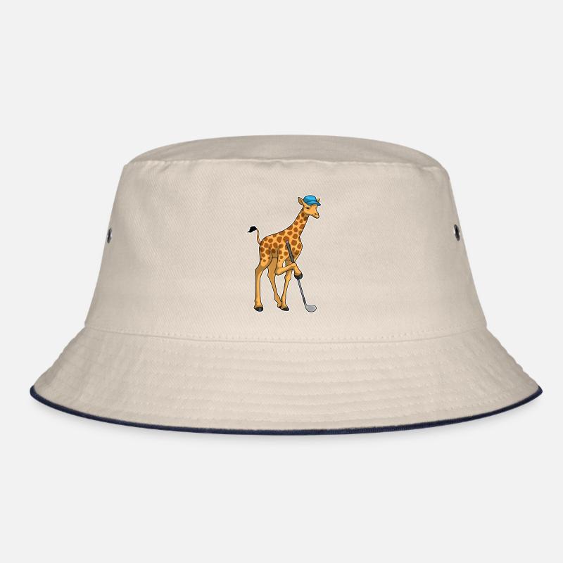 Giraffe Golf Golfschläger Bucket Hat