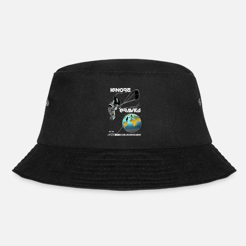 Ignore Gravity - Bucket Hat - black