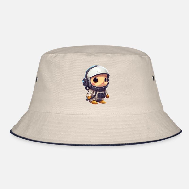 Chicken chick astronaut, cosmonaut in space Bucket Hat