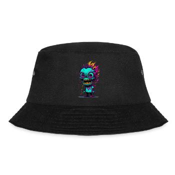 Bunter cooler Zombie - Bucket Hat - Schwarz - Vorne - Lela (165cm)