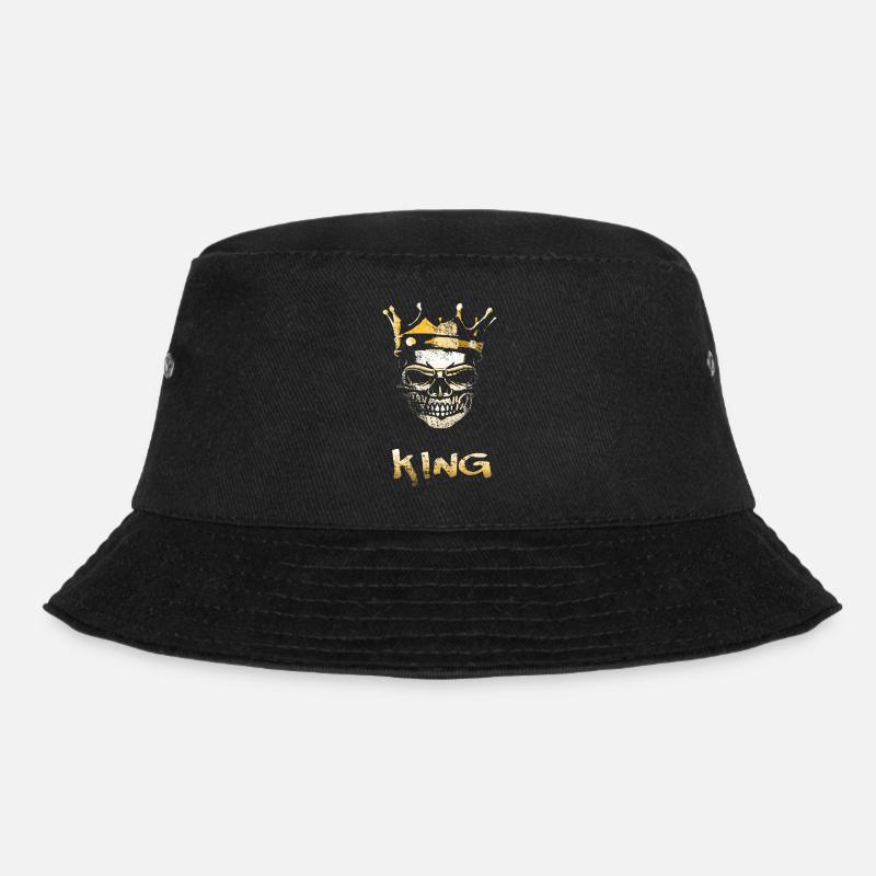 King - Bucket Hat - Schwarz