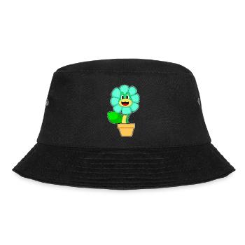 Snake Flower - Bucket Hat - black - Front - Lela (165cm)