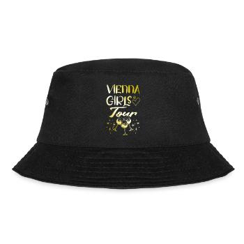 Vienna Girls Tour Wien Gold - Bucket Hat - black - Front - Lela (165cm)
