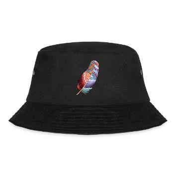 Feather - Bucket Hat - black - Front - Lela (165cm)