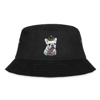 French Bulldog Head on Shirt's and Access - Bucket Hat - black - Front - Lela (165cm)