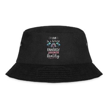Elfe Kinder Jungen Tochter - Bucket Hat - Schwarz - Vorne - Lela (165cm)