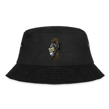Majestic Silverback: Gaze of Gold - Bucket Hat - black - Front - Lela (165cm)