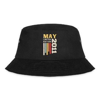 May 2011 - Birthday gift born in May 2011 May - Bucket Hat - black - Front - Lela (165cm)