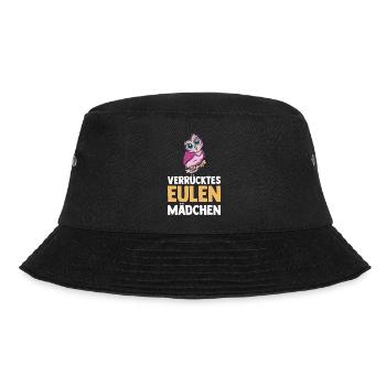 Eulen - Bucket Hat - Schwarz - Vorne - Lela (165cm)