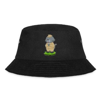 Hund Bräutigam Anzug Hochzeit - Bucket Hat - Schwarz - Vorne - Lela (165cm)