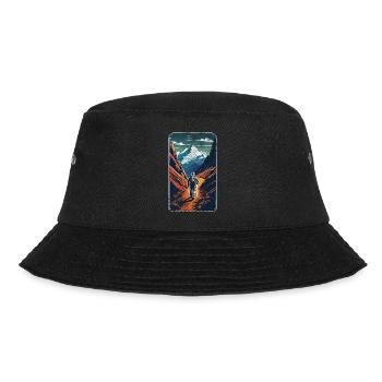 Natur & Bergwandern - Bucket Hat - Schwarz - Vorne - Lela (165cm)