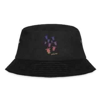 Schildkröten - Bucket Hat - Schwarz - Vorne - Lela (165cm)