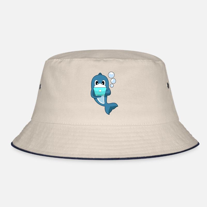 Dolphin Laptop Bucket Hat