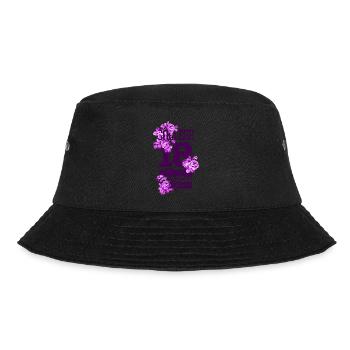 Beautiful female paint art Face colorful woman - Bucket Hat - black - Front - Lela (165cm)
