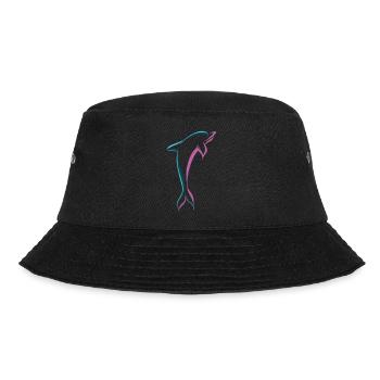 delfin - Bucket Hat - Schwarz - Vorne - Lela (165cm)