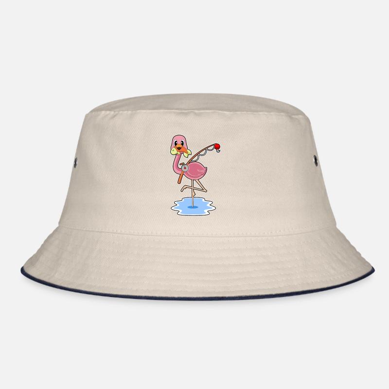 Flamant rose Pêcheur Pêche Bob