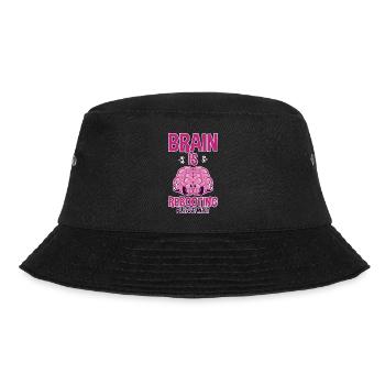 Brain Is Rebooting Please Wait 2 - Bucket Hat - black - Front - Lela (165cm)