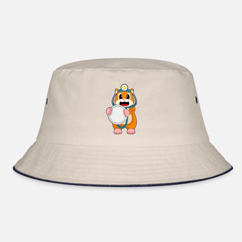 Hamster Arzt Stethoskop Bucket Hat