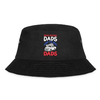Drag Racing Papa Vatertag - Bucket Hat - Schwarz - Vorne - Lela (165cm)