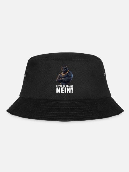 Schwarzer Panter Bevor du fragst Nein Jaguar - Bucket Hat - Schwarz