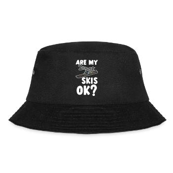 Are My Skis Ok 2 - Bucket Hat - Schwarz - Vorne - Lela (165cm)