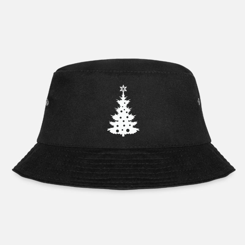 Weihnachtsbaum - Bucket Hat - Schwarz