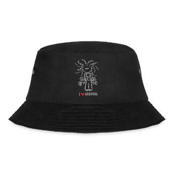 I love gardening for every fan of gardening - Bucket Hat - black - Front - Lela (165cm)