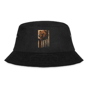 Grizzly Fur Polar Bear - Bucket Hat - black - Front - Lela (165cm)