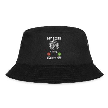 Rassehund Kampfhund Frauchen Kämpfer - Bucket Hat - Schwarz - Vorne - Lela (165cm)