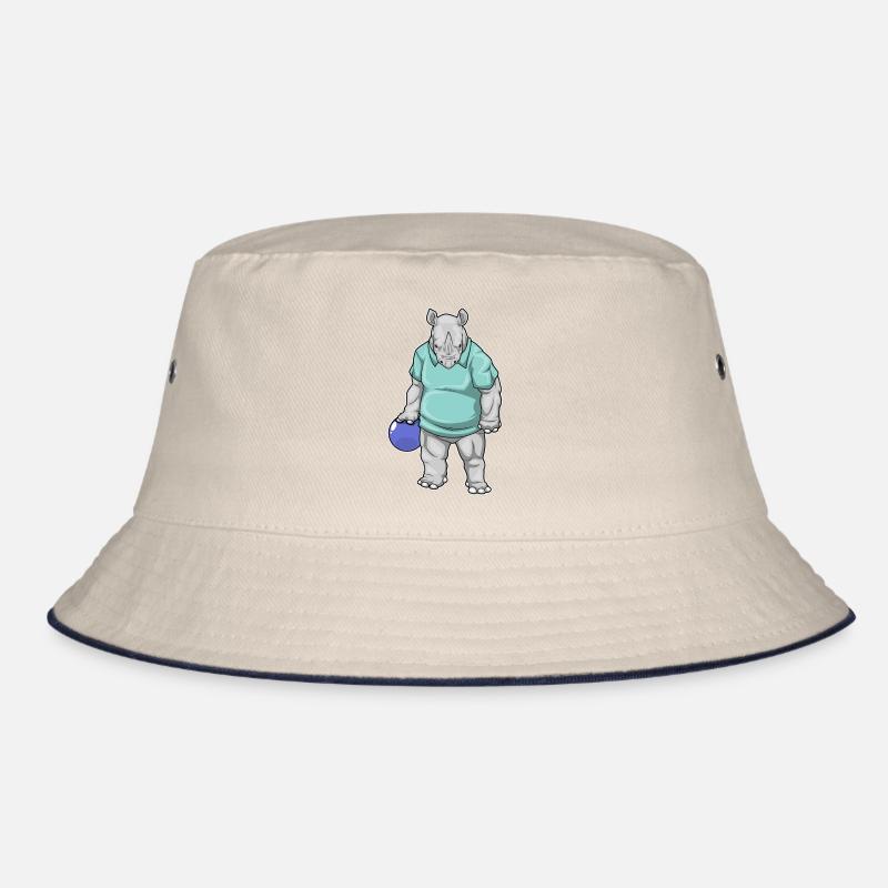 Nashorn Bowling Bowlingkugel Bucket Hat