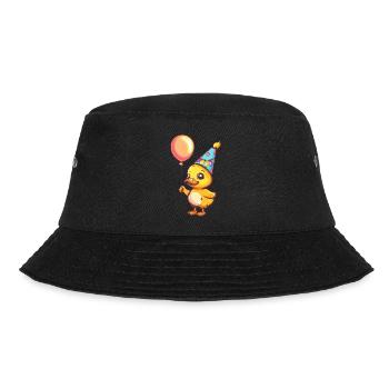 Duck Birthday Baby - Bucket Hat - black - Front - Lela (165cm)