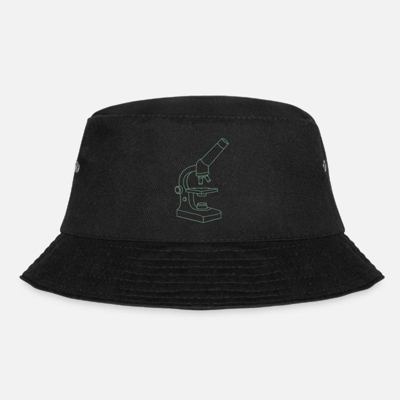 Mikroskop - Bucket Hat - Schwarz