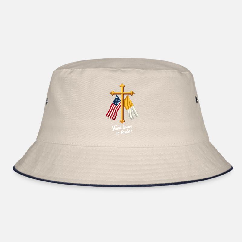 Drapeau américain et du Vatican Bob