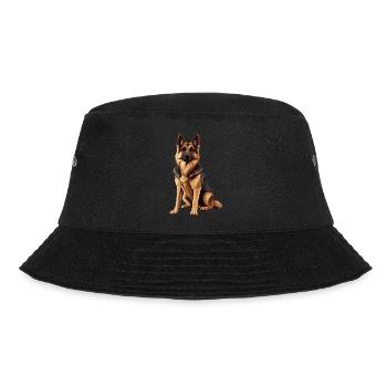 German Shepherd - Bucket Hat - black - Front - Lela (165cm)