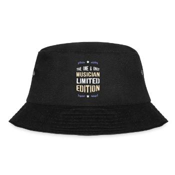 Der Eine Musiker Limited Edition - Bucket Hat - Schwarz - Vorne - Lela (165cm)