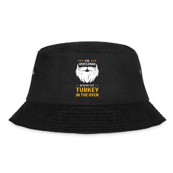 Thanksgiving Gender Reveal Mom-to-be - Bucket Hat - black - Front - Lela (165cm)