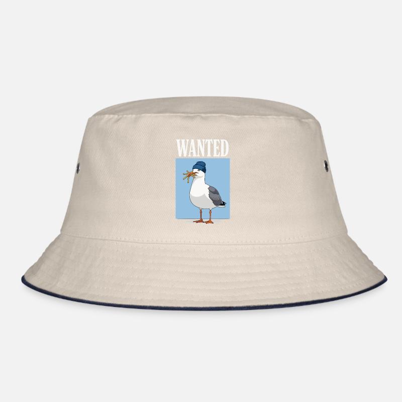 Gesucht Möwe Eiscreme Abenteuer Bucket Hat