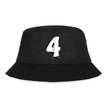 Funny Four : Minimal Numeral 4 | Quatrième - Bob - noir - Devant - Lela (165cm)