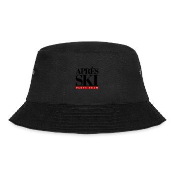 Apres Ski Party Team - Bucket Hat - Schwarz - Vorne - Lela (165cm)