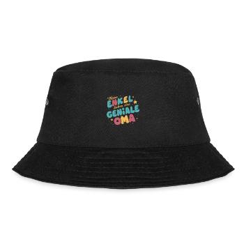Geniale Oma Muttertag Geburtstag Beste Mama - Bucket Hat - Schwarz - Vorne - Lela (165cm)