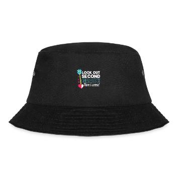 2. Klasse - Bucket Hat - Schwarz - Vorne - Lela (165cm)