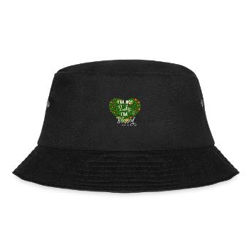 Christlich Gott Glaube Religiöses Geschenk - Bucket Hat - Schwarz - Vorne - Lela (165cm)