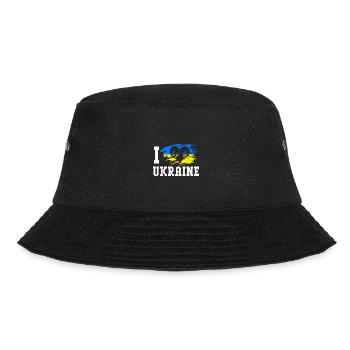 Ukraine - Bucket Hat - Schwarz - Vorne - Lela (165cm)
