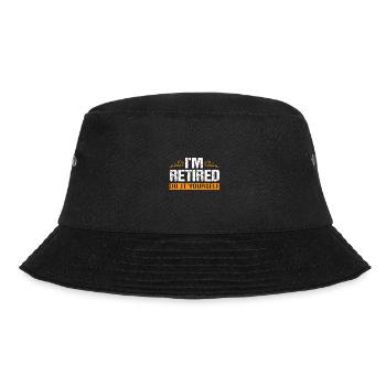 Pension 2025 Retirement 2025 Pensioner Pensioner Pensioner - Bucket Hat - black - Front - Lela (165cm)