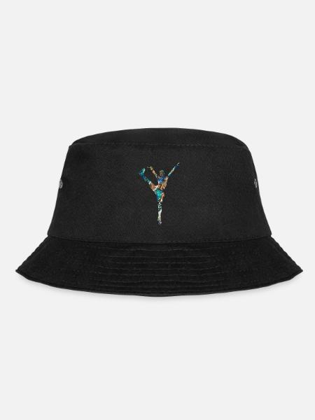 Eiskunstlauf - Bucket Hat - Schwarz
