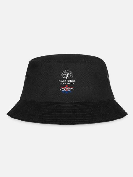 Kroatien Never Forget Your Roots - Bucket Hat - Schwarz