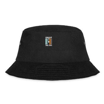 Coolest Dad Ever Papa Bester Vater - Bucket Hat - Schwarz - Vorne - Lela (165cm)