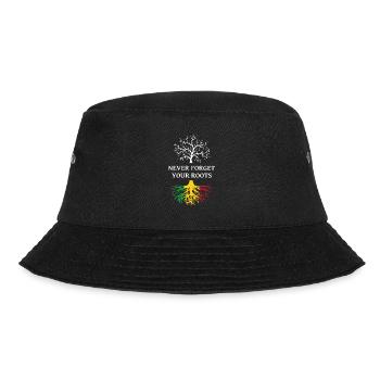 Mali Never Forget Your Roots - Bucket Hat - black - Front - Lela (165cm)