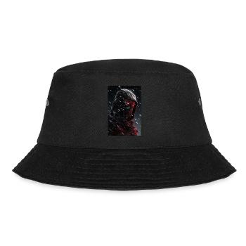 Neon Cyber Ninja Warrior #6 - Bucket Hat - Schwarz - Vorne - Lela (165cm)