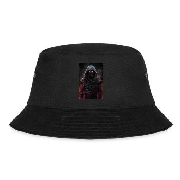 Neon Cyber Ninja Warrior #3 - Bucket Hat - Schwarz - Vorne - Lela (165cm)